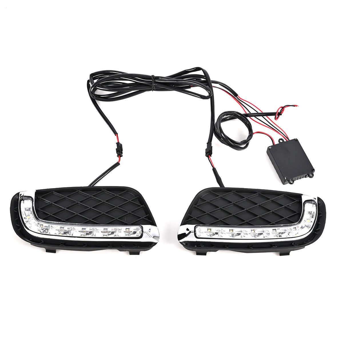 2x LED DRL Daytime Running Fog Light Lamp For Benz Smart Fortwo 2008-2011 USA