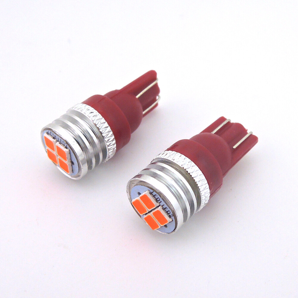 2 Brilliant Red LED Lights Fit for 2013-2015 Honda Accord Headlight Strip Bulbs