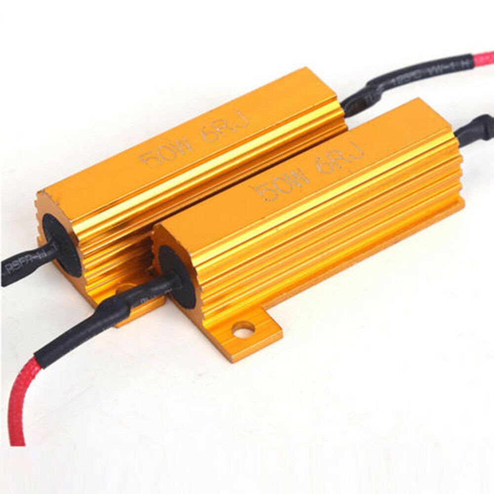 3157 50W Resistor for LED Turn Signal Light Blinker Hyper Flashing Error Code US