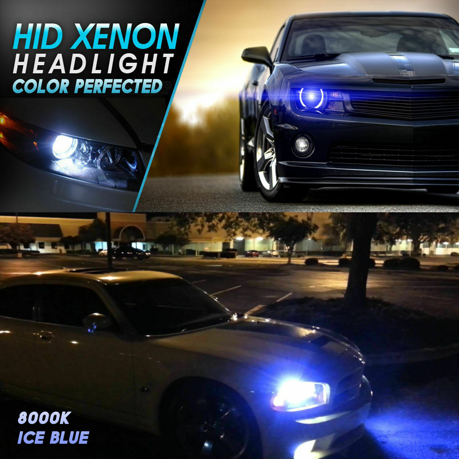 5202 HID Kit Xenon light 55W Waterproof 6000K 5000K 8000K 10000K 30000K 3000K