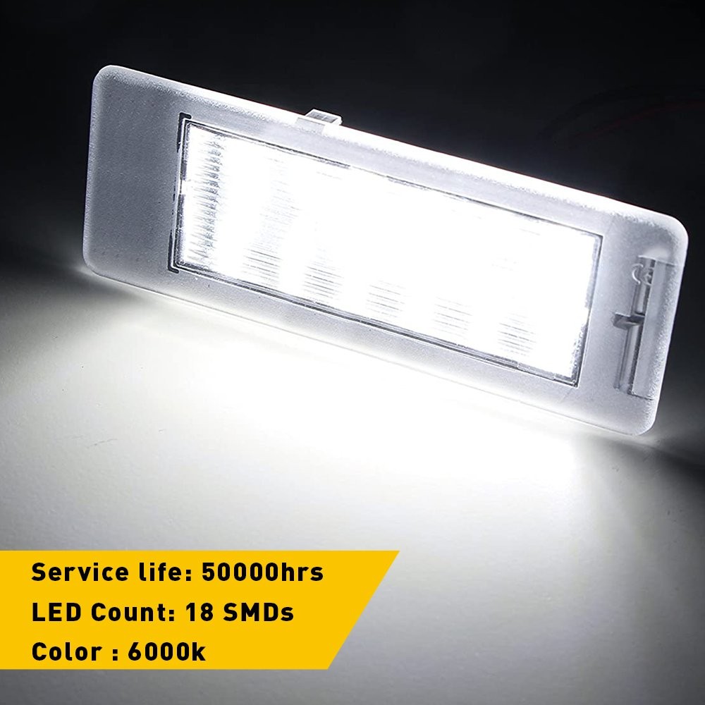 Fit Cadillac Chevrolet Buick GMC Acadia GMC Terrain LED License Plate Light 2Pcs