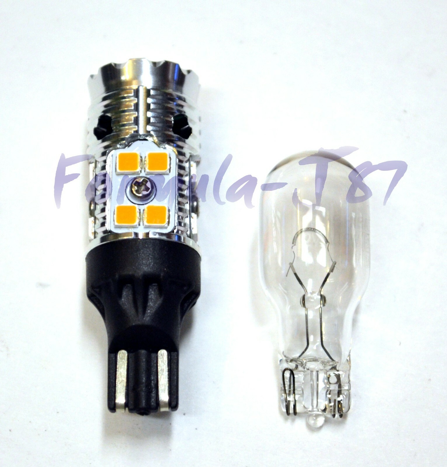Canbus Error Free LED Light 916 Amber Two Bulb Rear Turn Signal Replace Upgrade