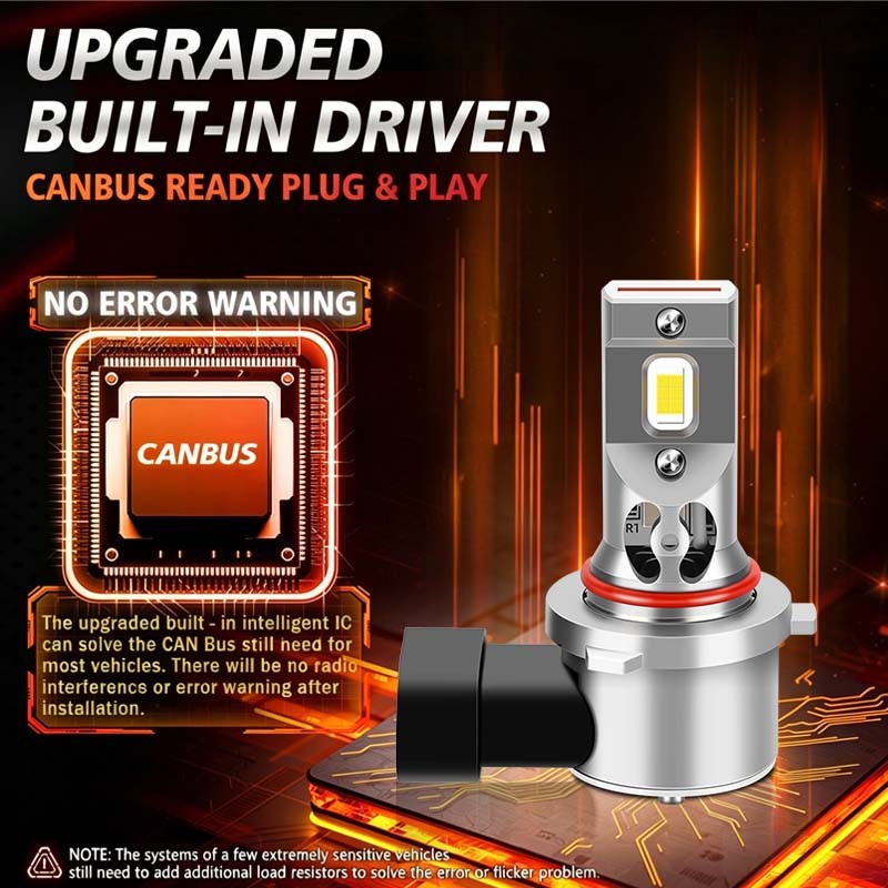 6500k LED Headlight Bulb 9005 9006 Hi/Lo Beam For Chevy Silverado 1500 2003-2006