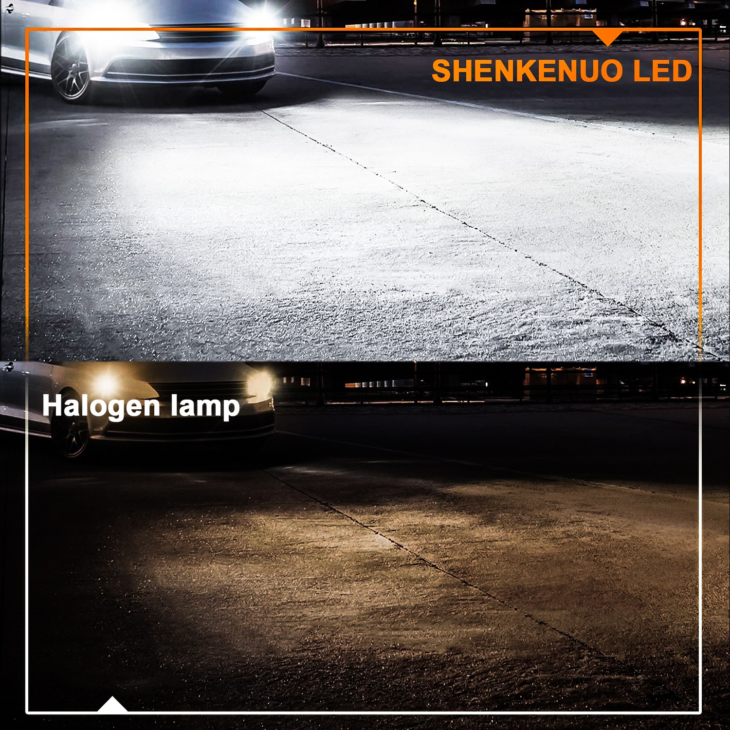 2PCS NEW CSP LED Headlight Bulbs Super power combo For BMW E30 E34 E24 E36 E38