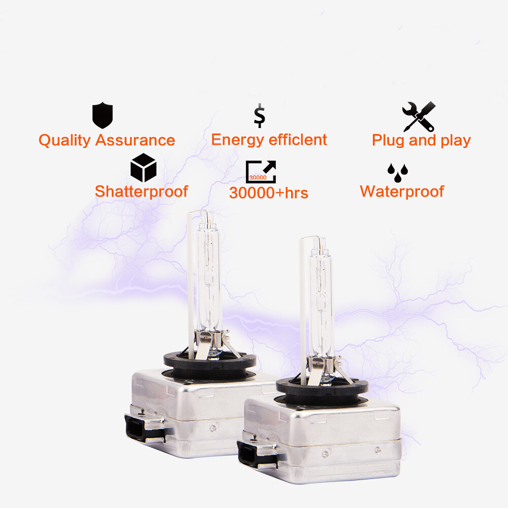 2Pcs D1C/D1R/D1S HID Xenon Headlight 35W OEM Replacement 85410 Light Lamp Bulbs