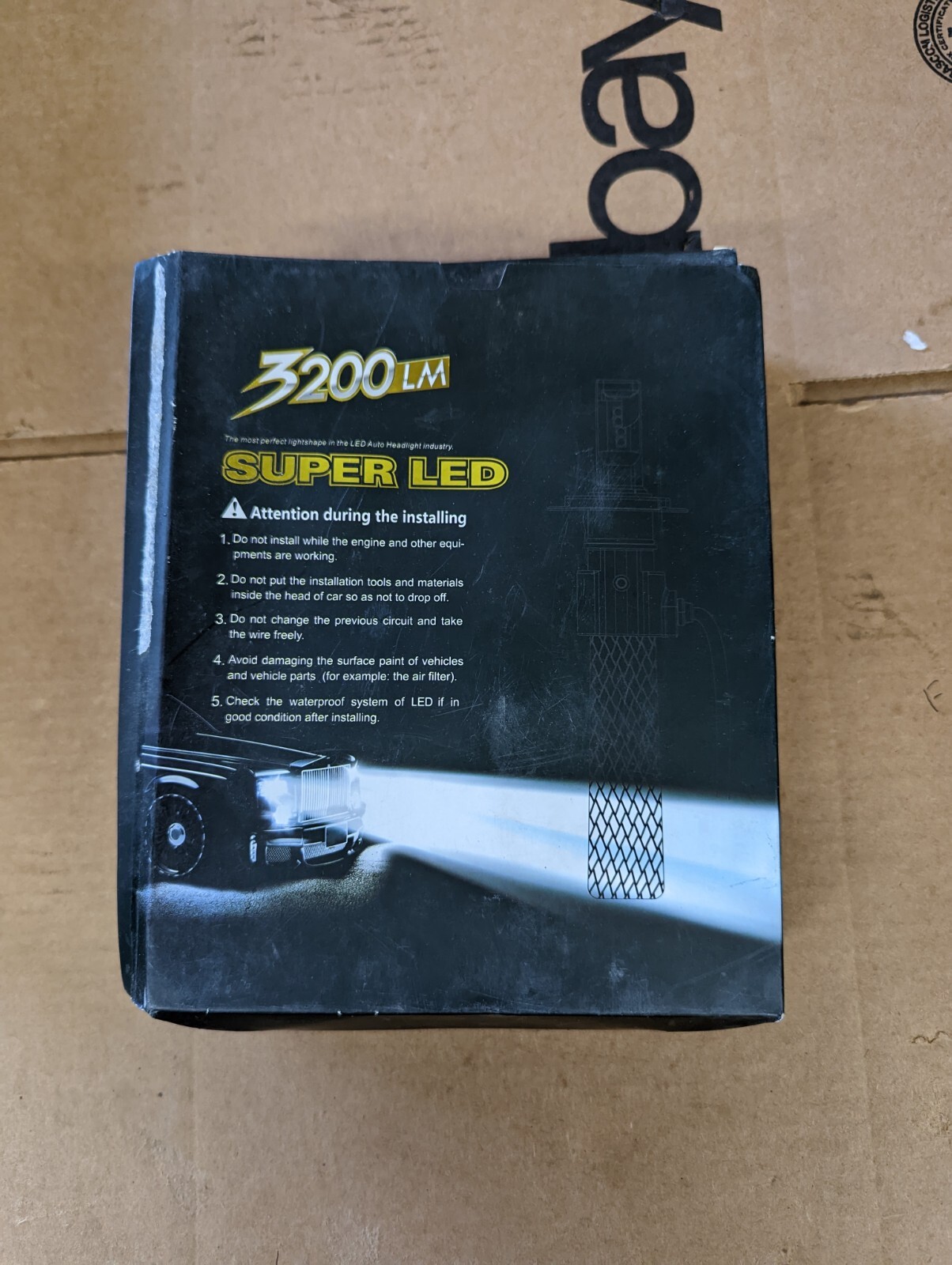SUPER LED 3200LM Compatipal 3500K, 5500K, and 6500K