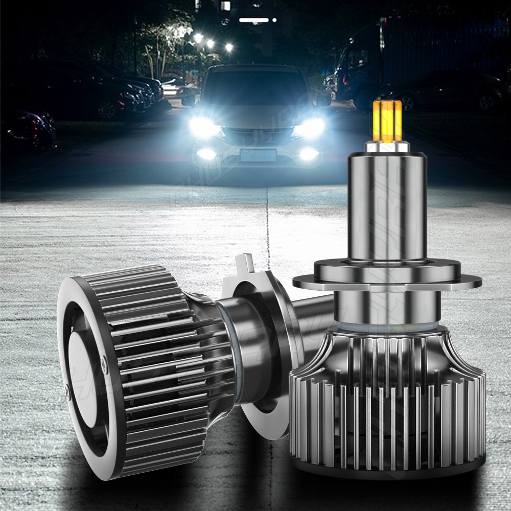 2x H7 LED Headlight Bulb Kit High Low Beam 6000K White New CSP 200W Super Bright