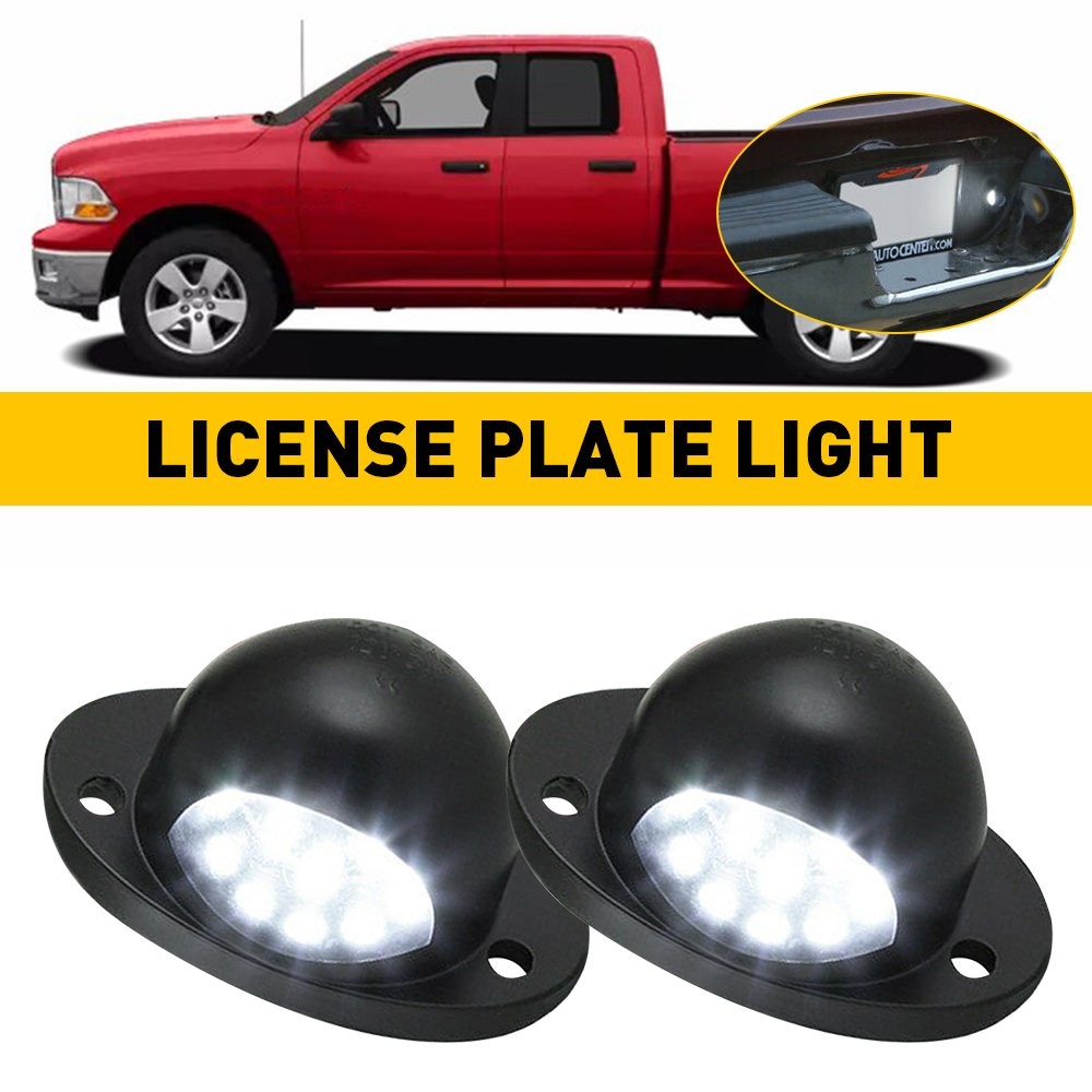 5500K LED Lights Plate License Assembly for Dodge 1994-2001 Ram 1500 2500 Trucks