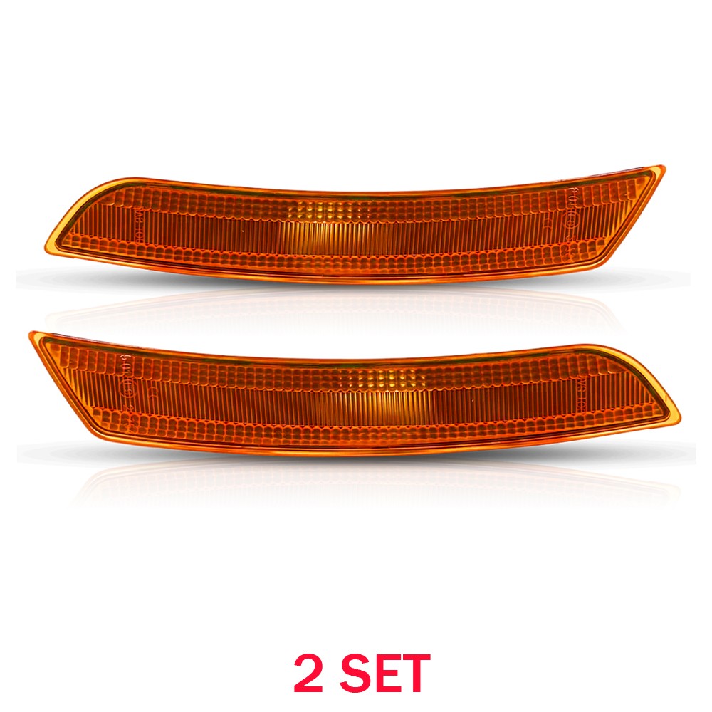 LED Side Marker Light Housings 4PCS Fits 2016-23 Chevrolet Camaro Amber 23169181
