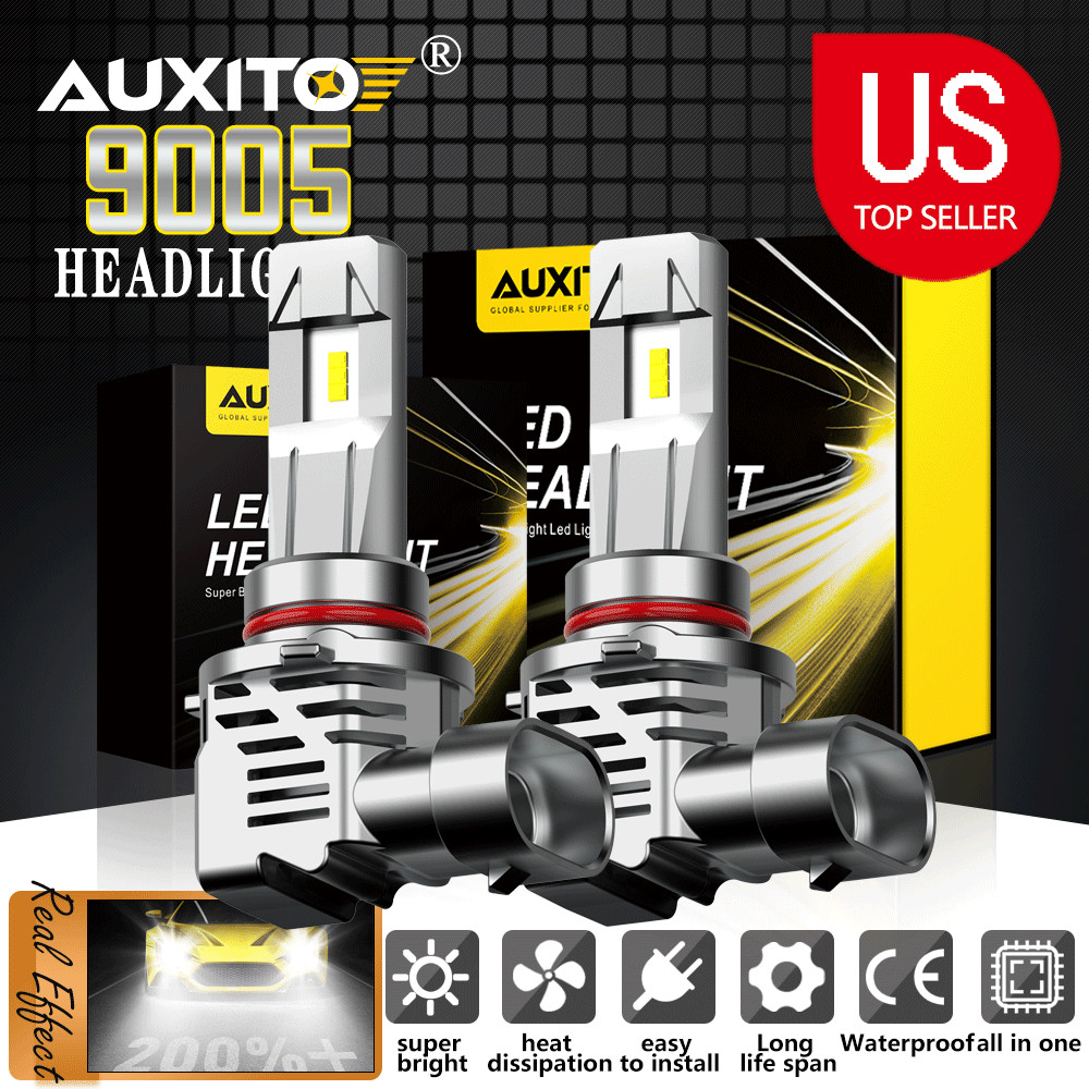 2x LED Headlight Kit 9005 HB3 6500K Xenon White 20000LM Brightest High Power