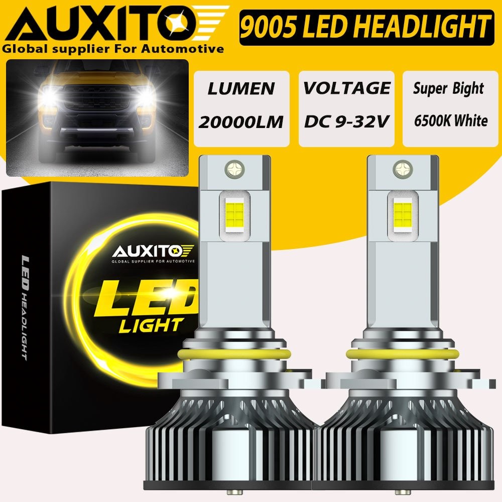 AUXITO 9005 HB3 LED Bulb High Low Beam Headlights 240W 6000K White Super Bright