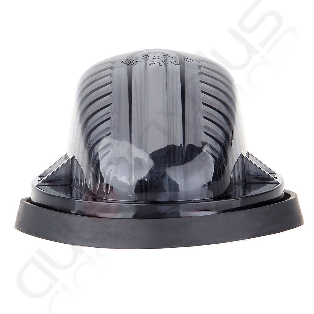 5x Cab Marker Running Round Light Smoke Lens+Base housing+12V LED For Chevy GMC
