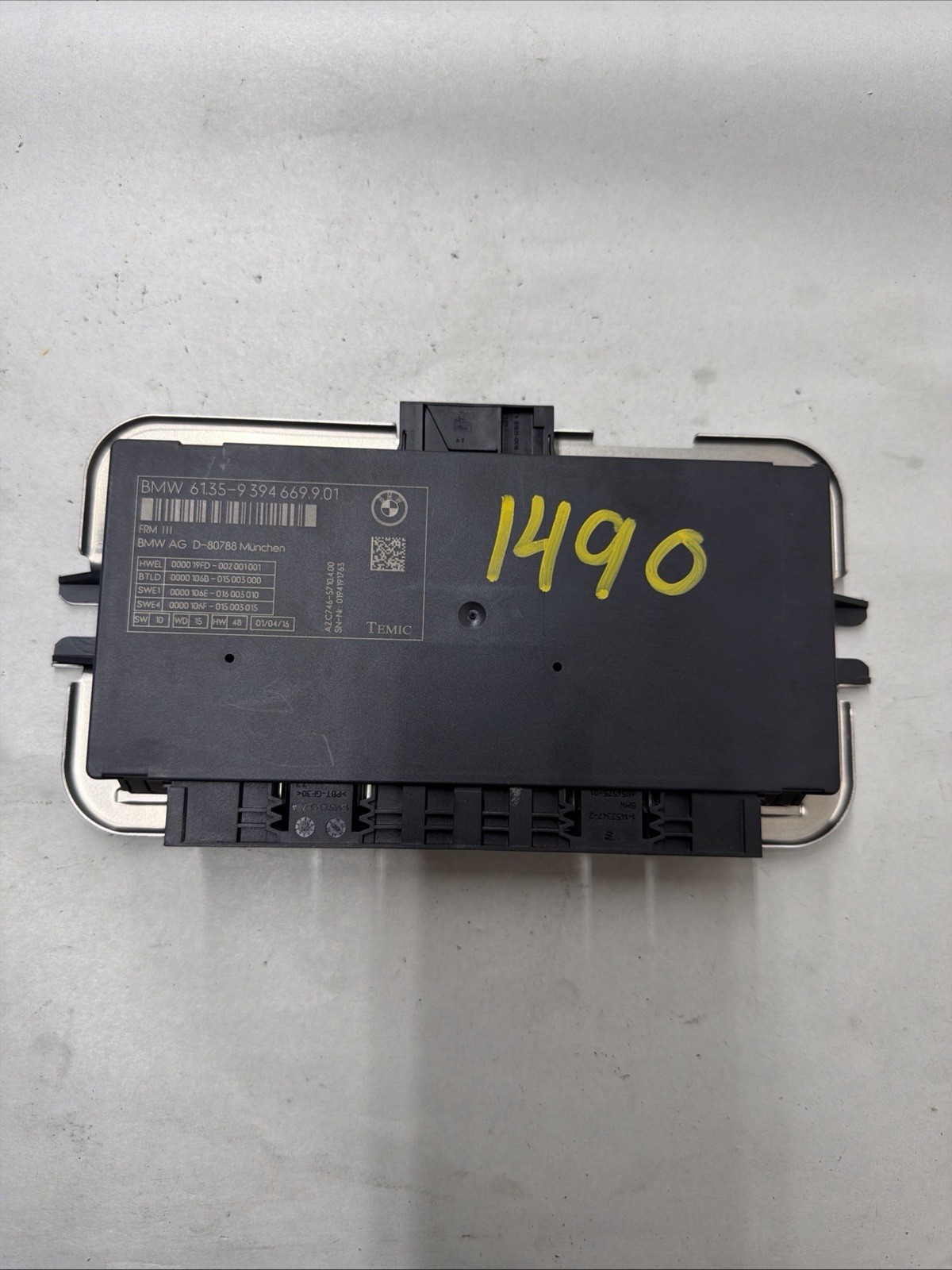 2017 BMW X4 Headlight Control Unit LCM 9394669 OEM #B1-3