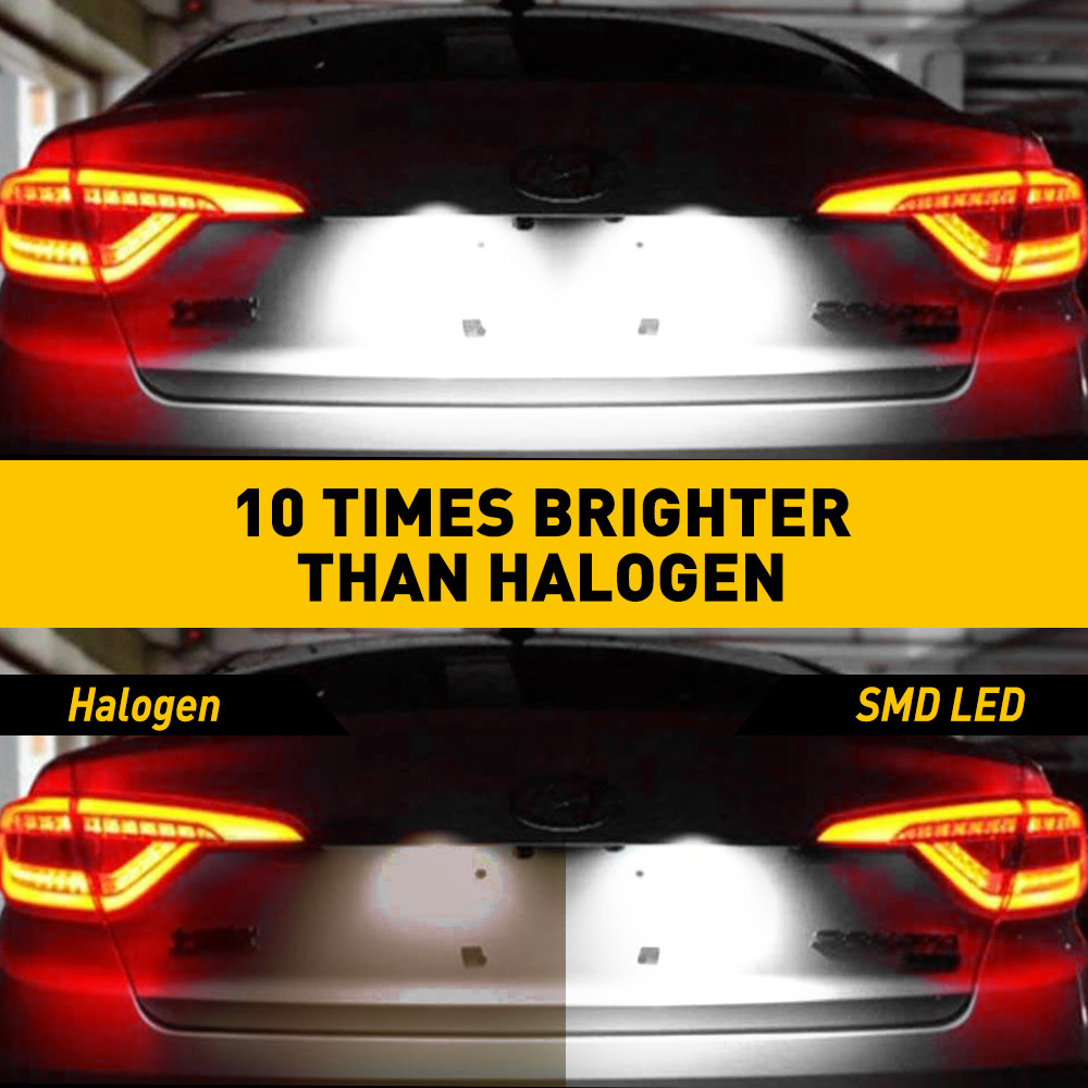 For Audi A3/S3 A4/S4/B6 S6 Q7 A8/S8D3 License LED Plate White Light X2 800LM US