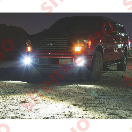 FOR HONDA RANCHER FOREMAN HIGH POWER HEADLIGHT LED LIGHT BULBS 6000K 100W 2400LM