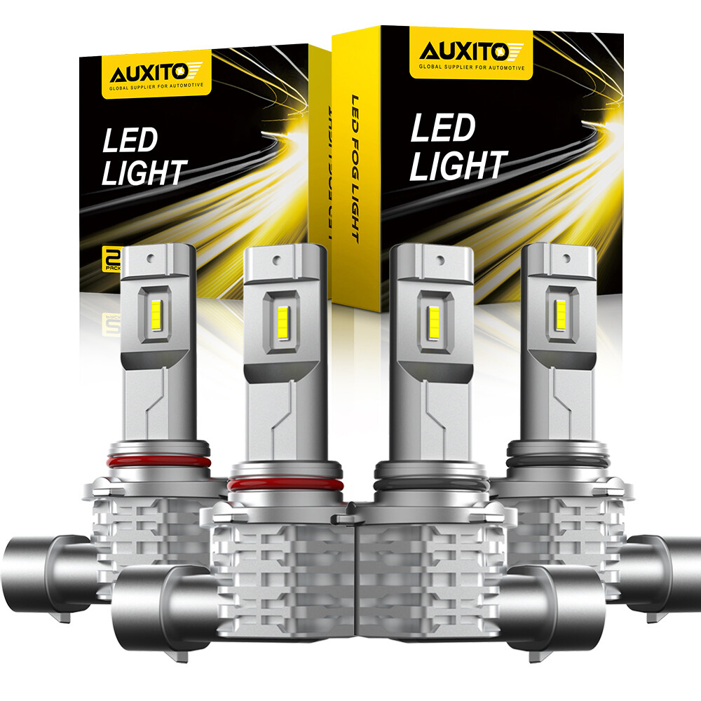 Auxito 9005+9006 Combo LED Headlight 400W 720000LM High/Low Beam 6500K Bulbs Kit