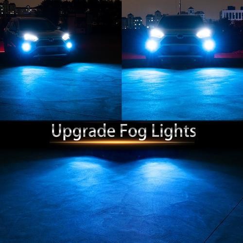 H11 LED Headlight Bulbs Kit ICE Blue 8000K Super Bright 330000LM High Low Beam