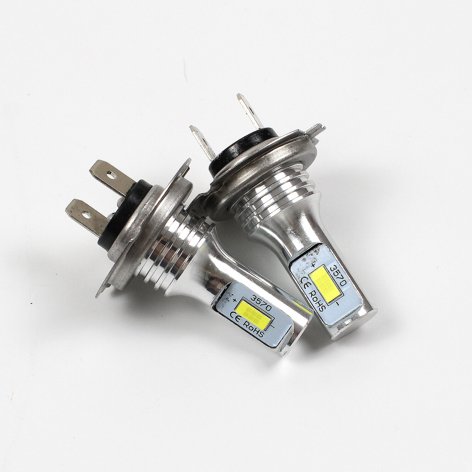 6PCS H7 H7 H11 LED Headlights Bulbs High Low Beam Fog Light Kit US 6000K