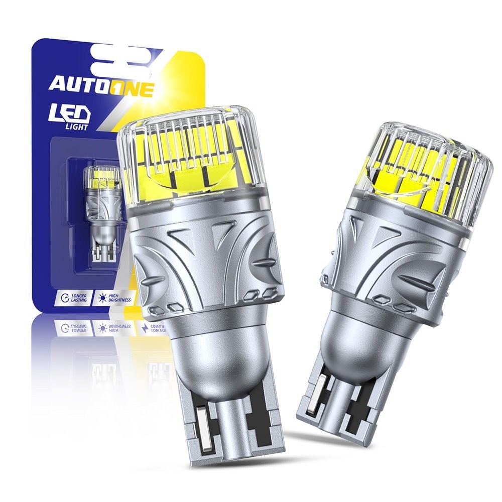 AUXITOCANBUS LED Backup Reverse Light Bulb 921 912 T15 Silver Lamps 6000K White