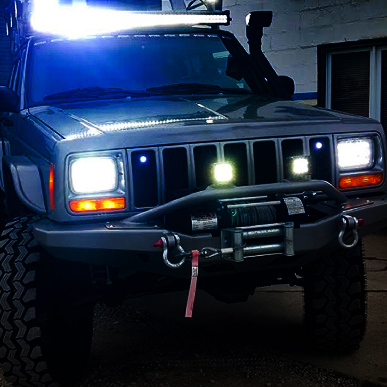 4×6“ inch LED Headlights Hi/Lo Sealed Beam Light For Freightliner FLD120 FLD112