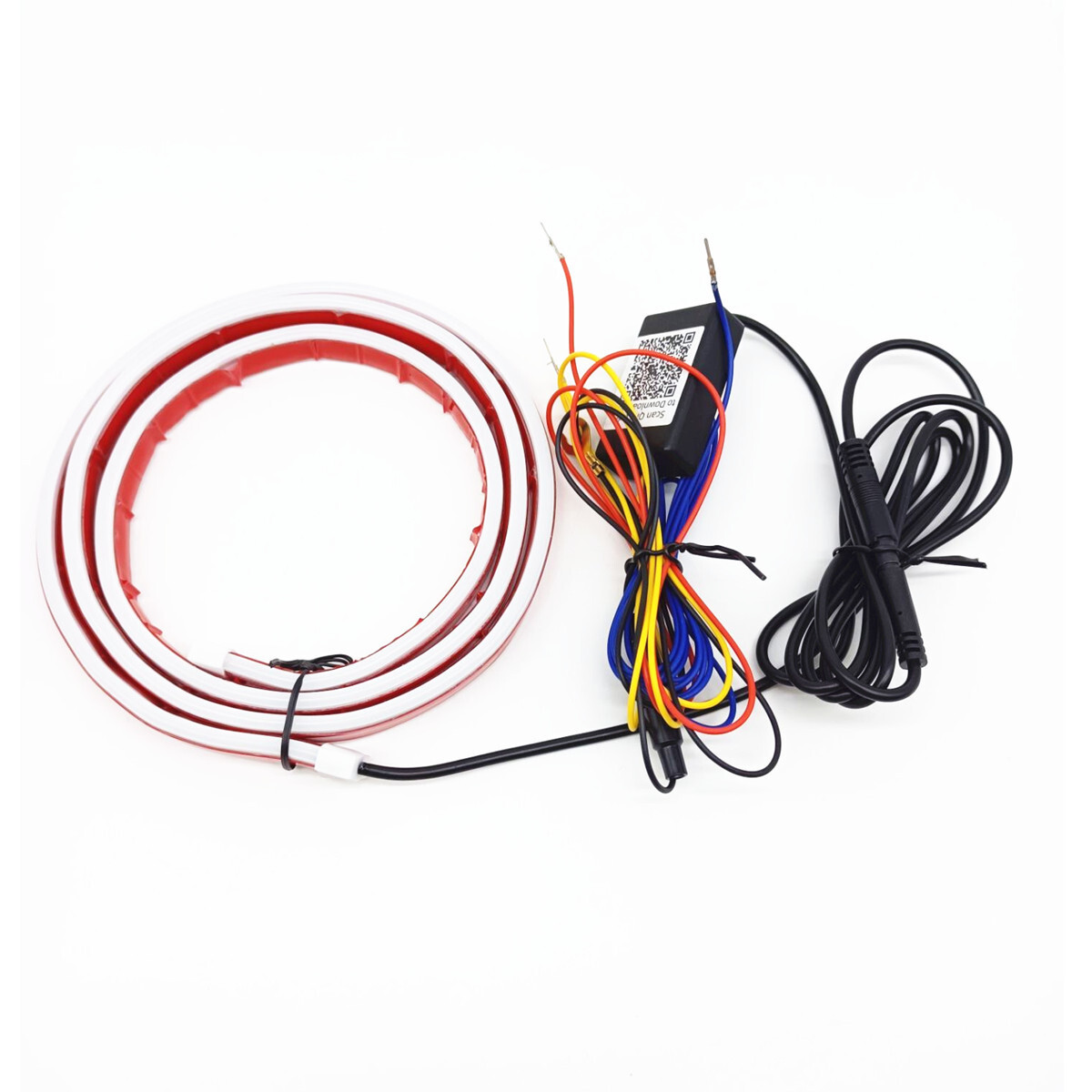 1.2M Car Ambient Light RGB LED Strip Waterproof Daytime Running Lamp APP Control