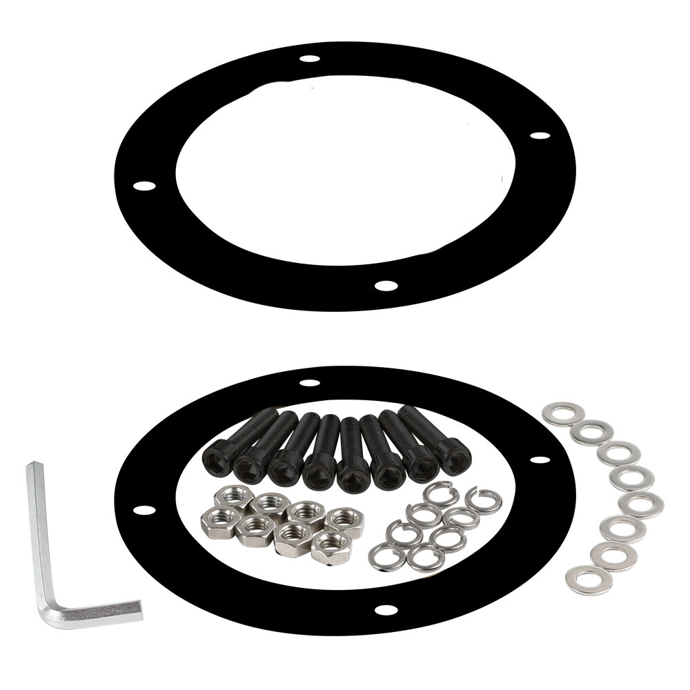 2X 5″ 90W LED Round Driving OffRoad Lights Pods Spot Flush Mount Reverse 4WD 12V
