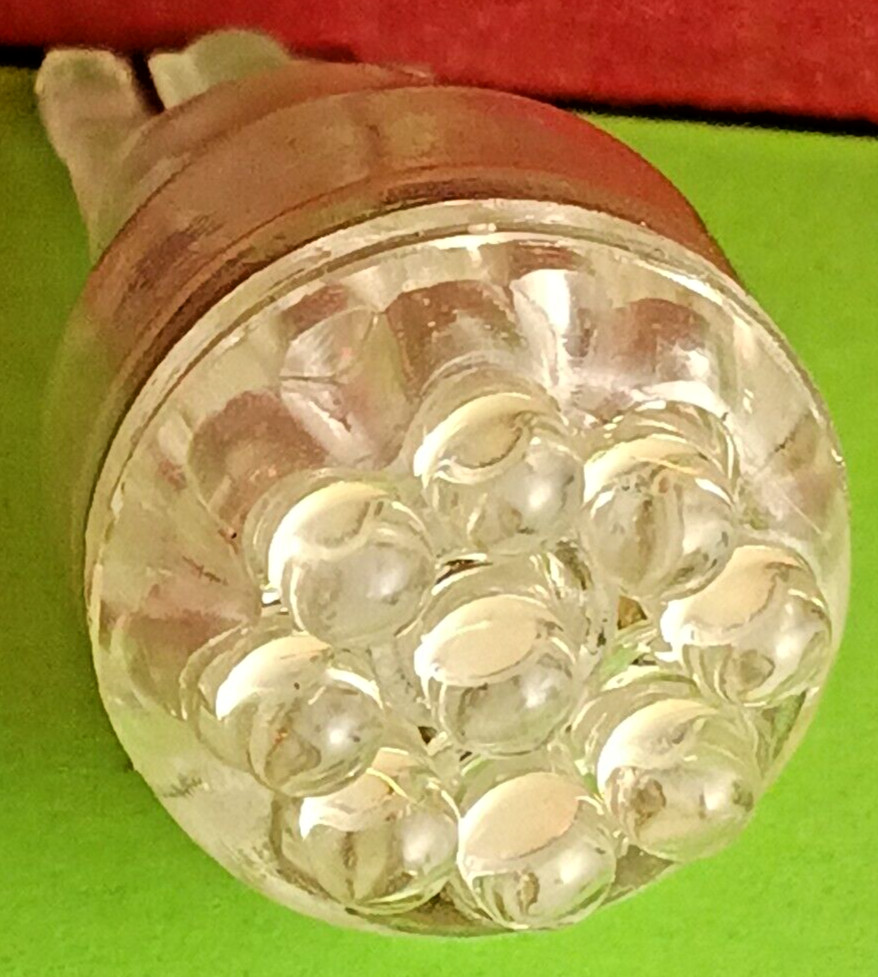 LOT OF 10 – Wedge Bulbs Bright White 12V LED(T20LEDW) Hot Rod/ Rat Rod – NEW