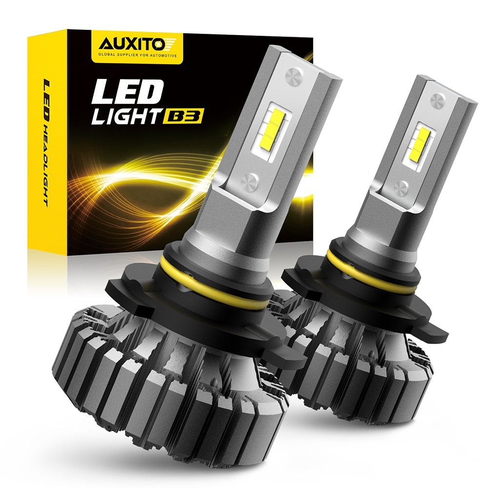 AUXITO B3 6500K Super White Bright 9005 9012 9006 H11 H8 H4 LED H7 Headlights US
