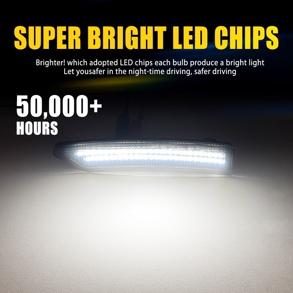 New Fender Marker Light Lamp For 2024-2025 Ford Mustang Front Rear Left Right