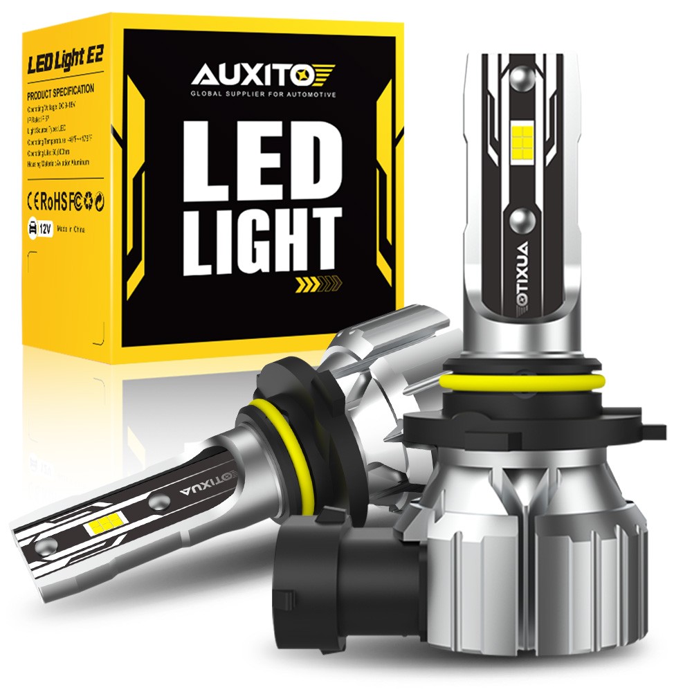 1/2set E2 9006 HB4 LED Fog Drive Light Bulb Kit 6500K White Super Bright CANBUS