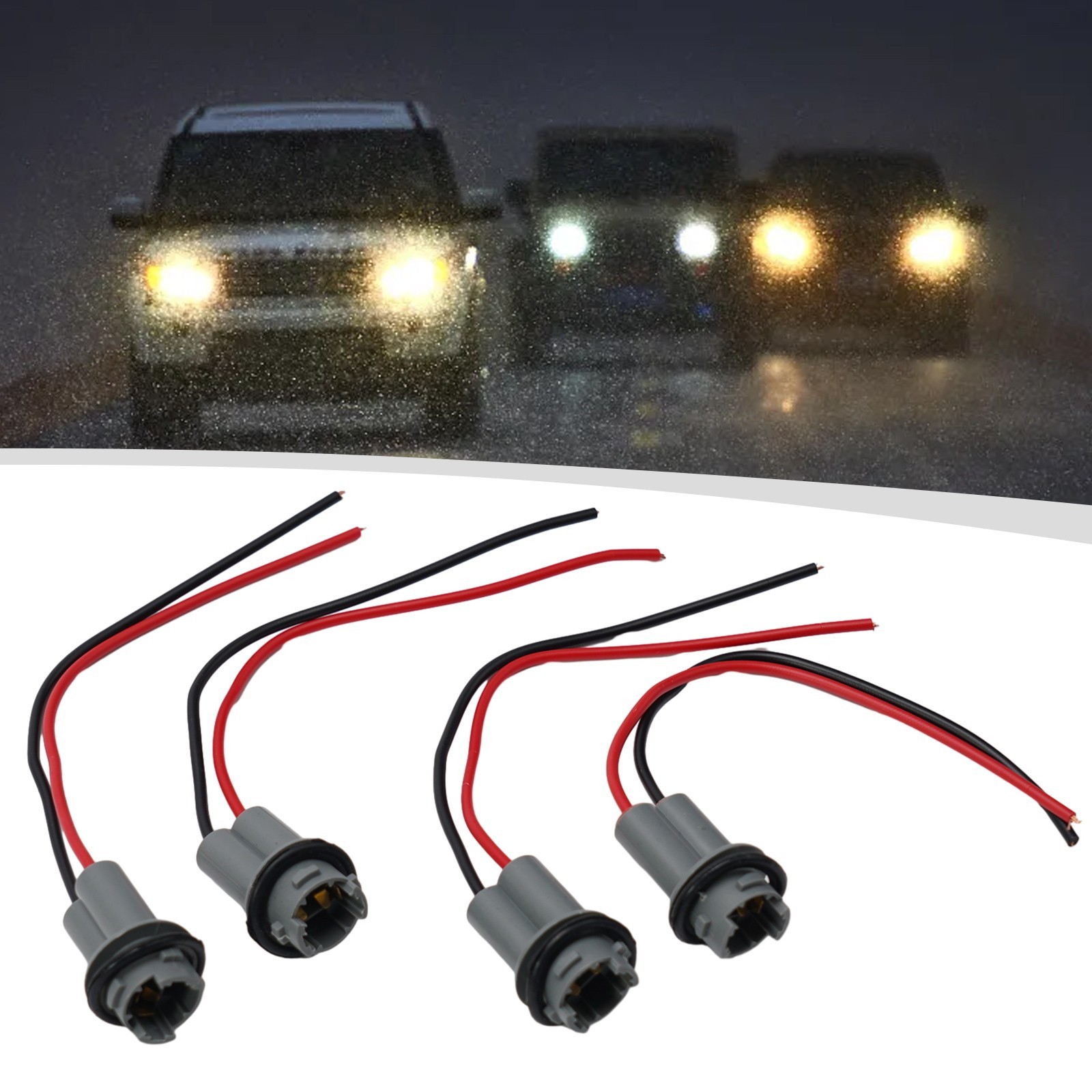 High Quality Lamp Holder LED Light Plastic Simple Design T15 Rubber Wedge