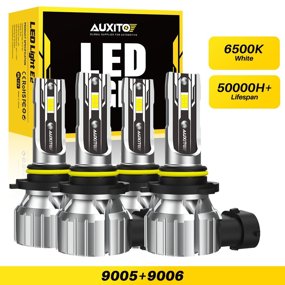 Combo LED Headlight Bulb 9006 9005 for Honda Civic 2004-2013 High Low Beam 6500K