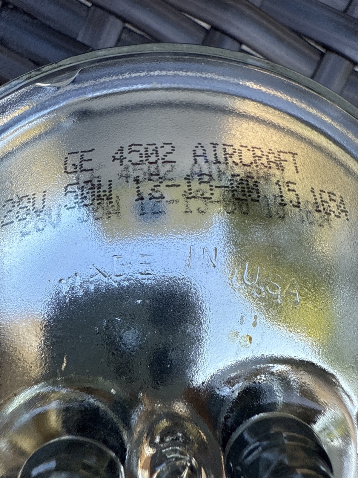 GE 4502 28V 50W PAR36 Fog Military Headlamp FREE SHIPPING. Made In USA