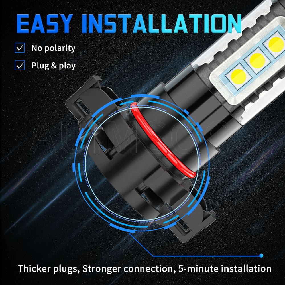 For Jeep Cherokee 2014-2015 Cool White LED Headlight & Fog Light Bulbs Combo