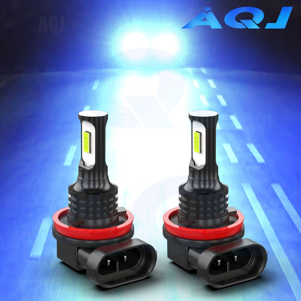 4x H11 H9 LED Headlight Super Bright Bulbs Kit 8000K blue 330000LM High/Low Beam