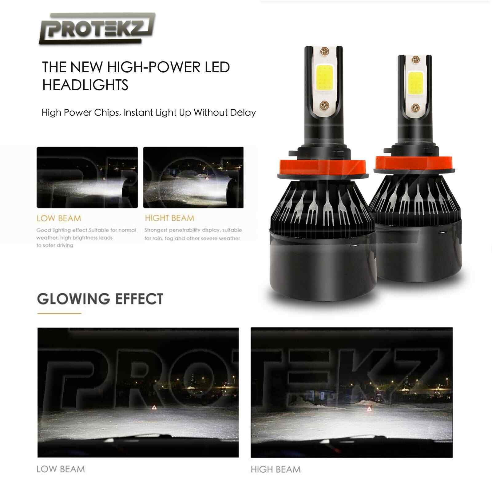 H13 Led bulbs, 6000K High/Low Conversion Kit 360°Adjustable Beam Headlight 9008