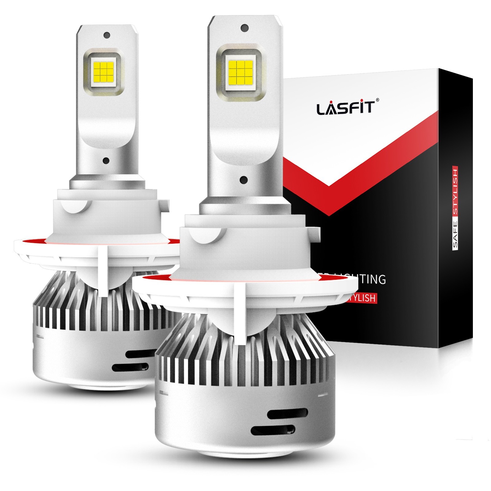 LASFIT LED High/Low Beam Headlight Bulbs for Ford F-250 Super Duty 17-26 6000LM
