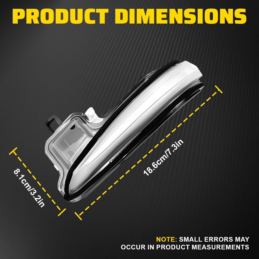 Right Left Side Mirror Indicator Turn Signal Light Lamp For Toyota RAV4 19-2023
