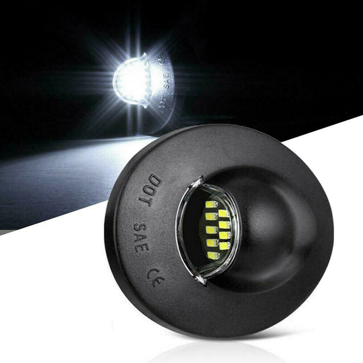 LED License Plate Light Lamp Assembly Replacement For Ford F150 F250 Super Duty