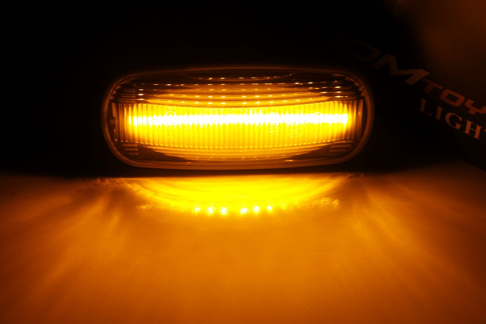 Smoke Lens Front/Rear 48-LED Fender Side Marker Lamps For 03-09 RAM Double Wheel