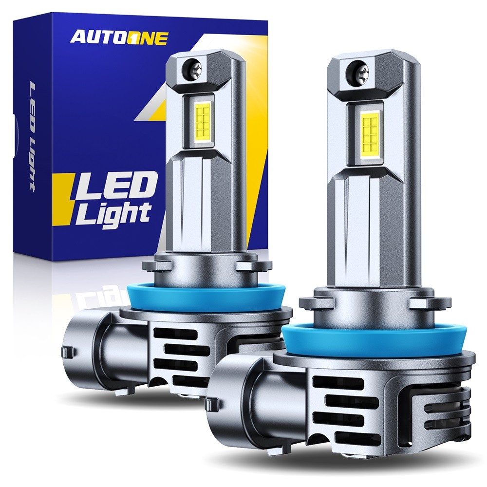 AUXITO H11 LED Headlight Kit Low Beam Bulb Super Bright 6500K HID White 40000LM