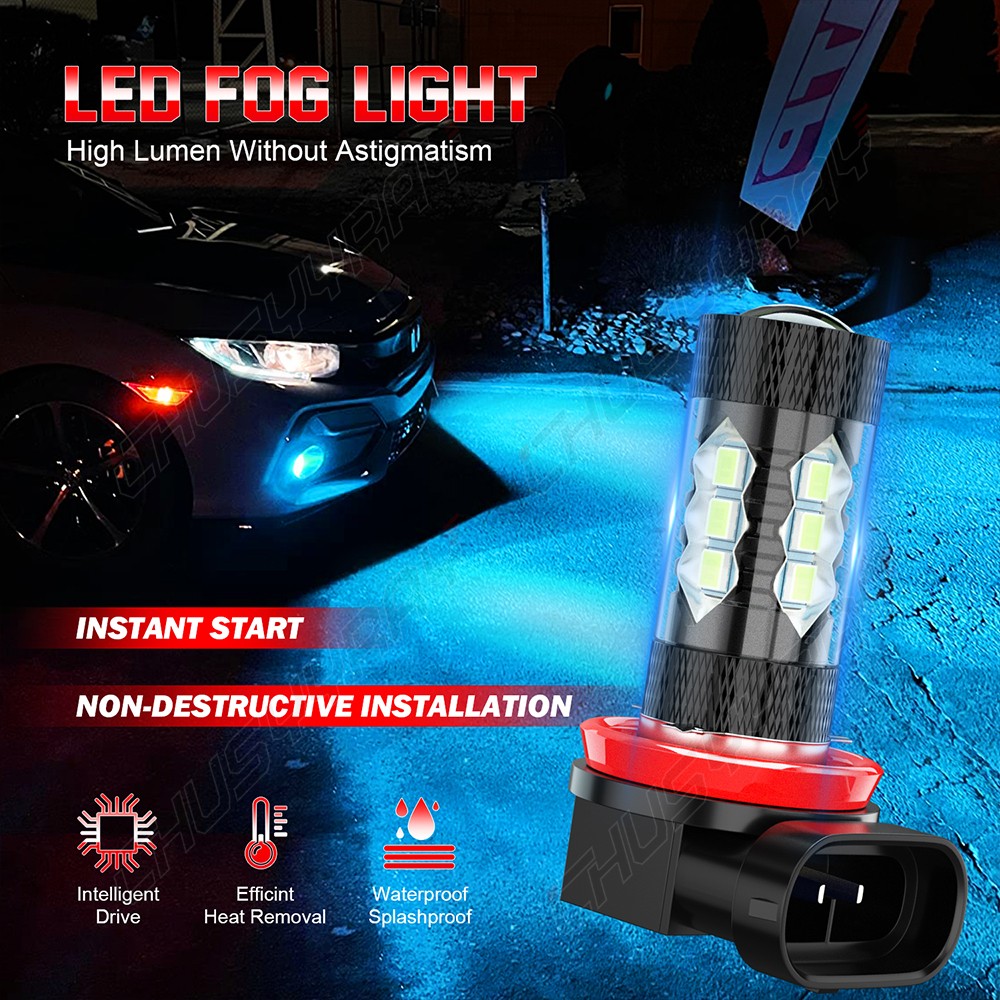 For Hyundai Sonata 2011- 2014 6x Combo LED Headlight +Fog Light Bulbs Kit 8000K