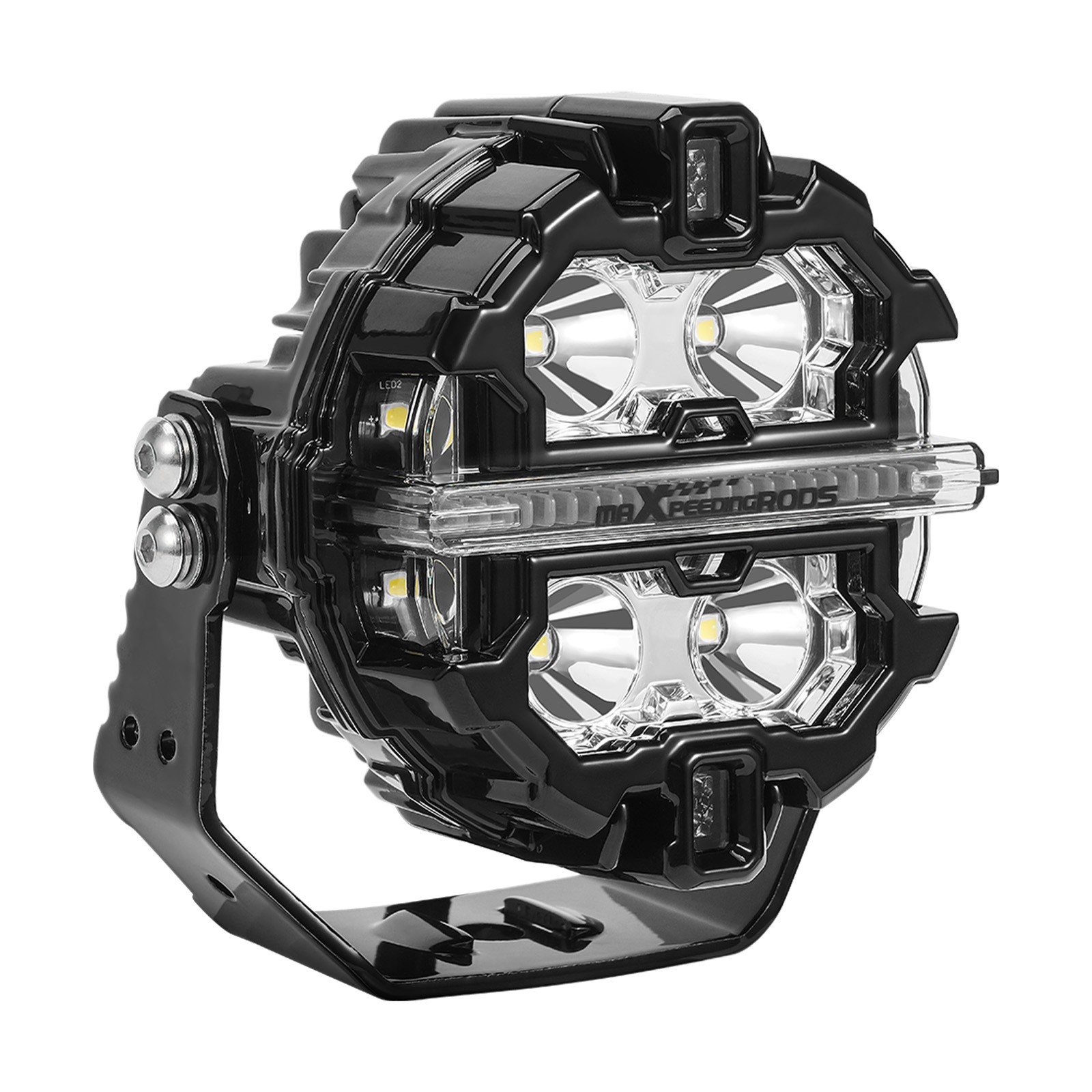 160W LED Work Light Pods Spot Flood Combo IP68 For Truck Jeep SUV ATV Marine 4X4
