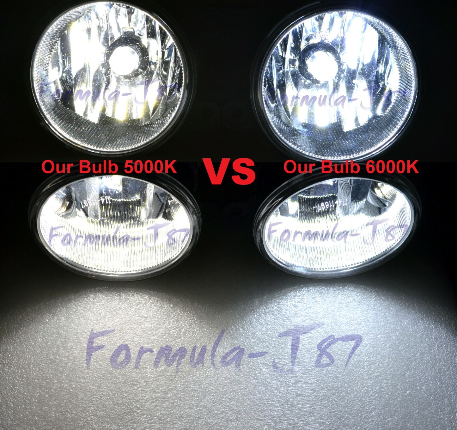LED 20W 885 H27 White 5000K Two Bulbs Fog Light Replacement Upgrade Lamp Stock