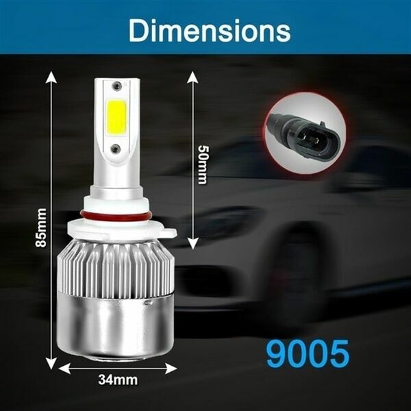 For Toyota 4Runner 2010-2020 LED Headlight Bulbs Kit High/low Beam + Fog Light