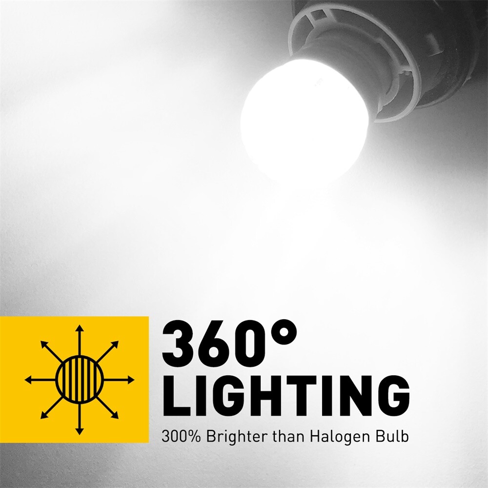2PCS 1156 LED Bulb 6500K White 1:1 Size 7506 BA15S 1003 For Reverse Backup Light