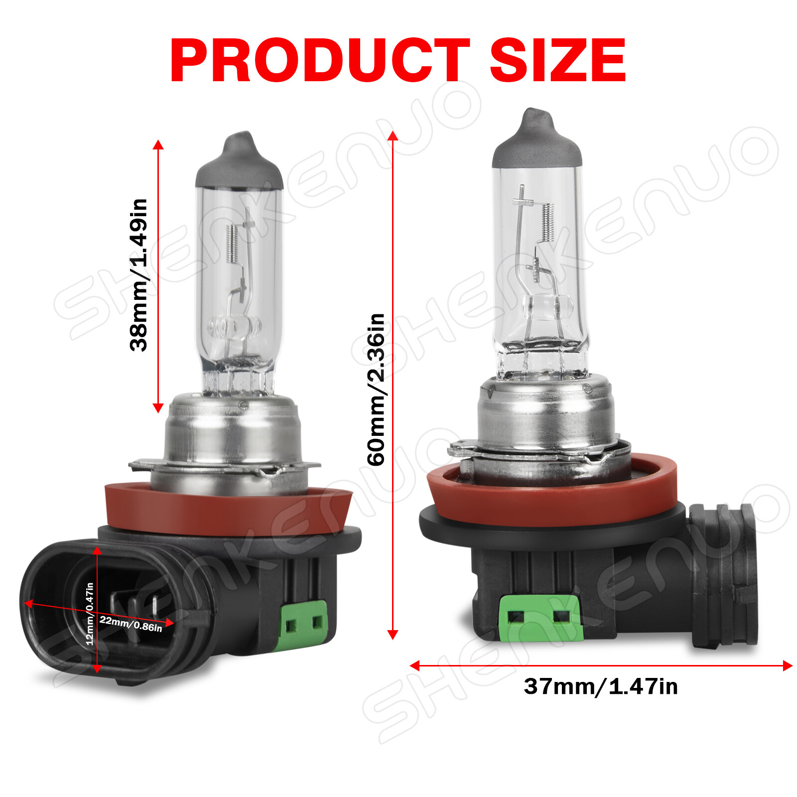 For Kia Sorento 2011-2016 Combo Halogen Headlight High Low Beam Bulbs H7+H11