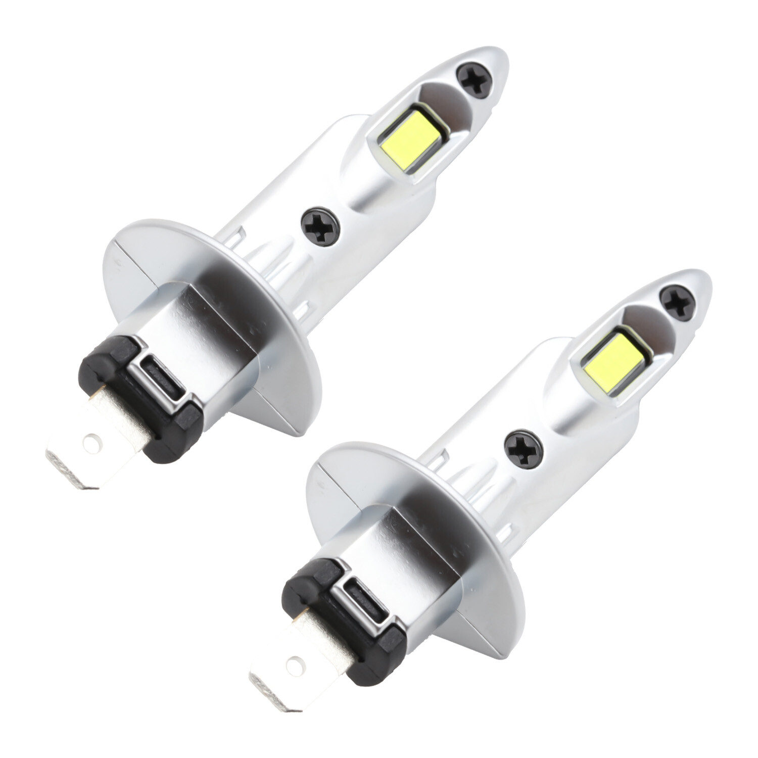 CANBUS H1 6000K Super Bright 1000LM CSP LED Headlight Bulb Kit High Low Beam DRL