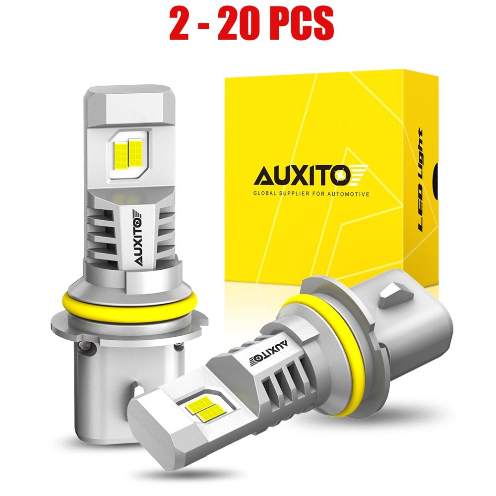 AUXITO Headlight LED Beam 9007 Set Hi/LoW Bulb 6500K 30000LM 2-20X Ultra Bright