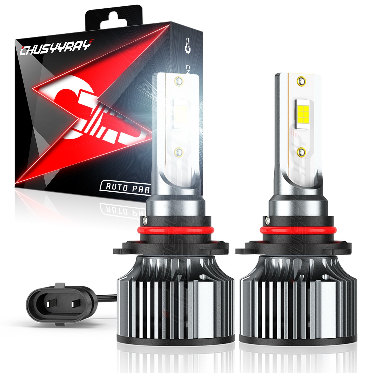 For Dodge Journey 2010-2019 9005 Front LED Headlight Bulbs High Beam 6500K White